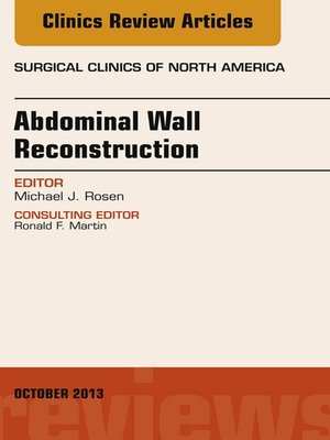 cover image of Abdominal Wall Reconstruction, an Issue of Surgical Clinics